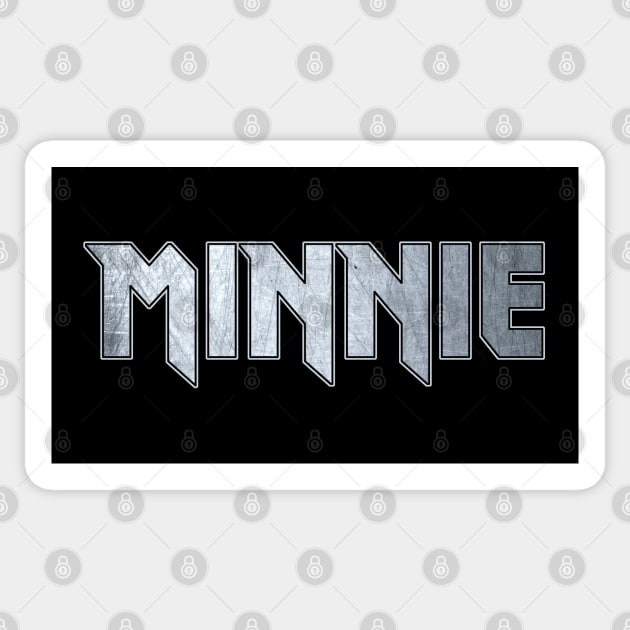 Heavy metal Minnie Sticker by KubikoBakhar